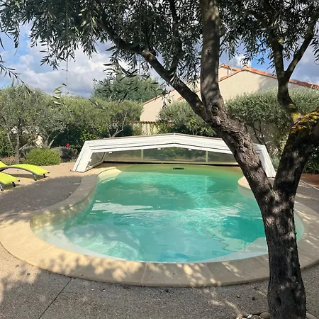 V0840 - Climatisee Avec Piscine Privee Proche Des Plages Menage Inclus Wifi