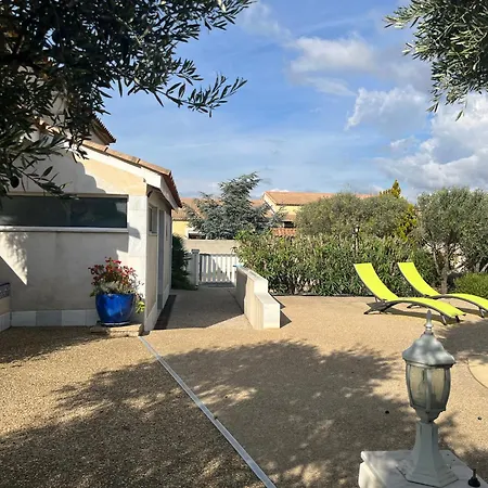 V0840 - Climatisée Avec Piscine Privée Proche Des Plages Ménage Inclus Wifi Villa *