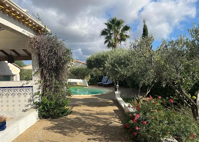 Villa V0840 - Climatisee Avec Piscine Privee Proche Des Plages Menage Inclus Wifi Bessan
