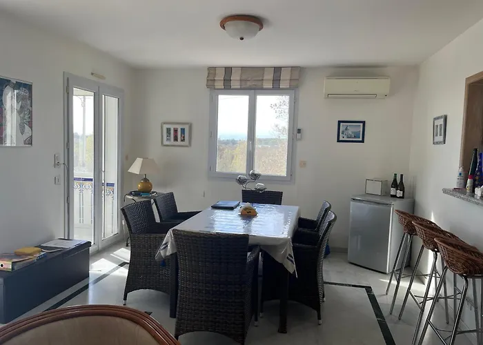 Villa V0840 - Climatisee Avec Piscine Privee Proche Des Plages Menage Inclus Wifi
