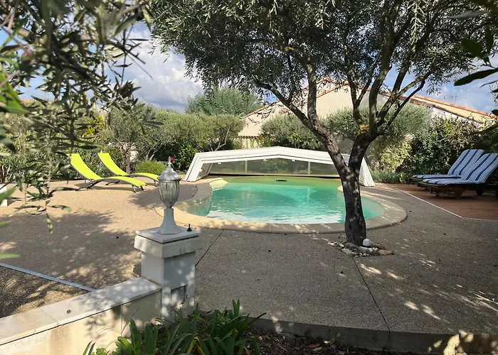 וילה Agence Jf Immo - Villa Climatisee Avec Piscine Privee Proche Des Plages Menage Inclus Wifi V0840 *